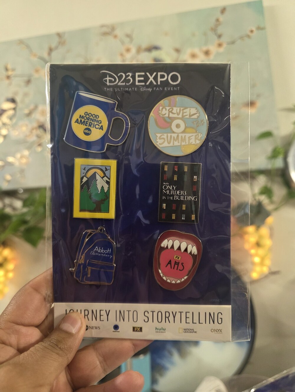 D23 Expo 'Journey Into Storytelling' Collectible Pin Set - Multicolor